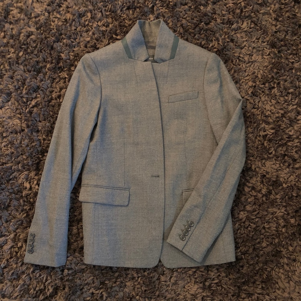 J. Crew Grey Regent Blazer